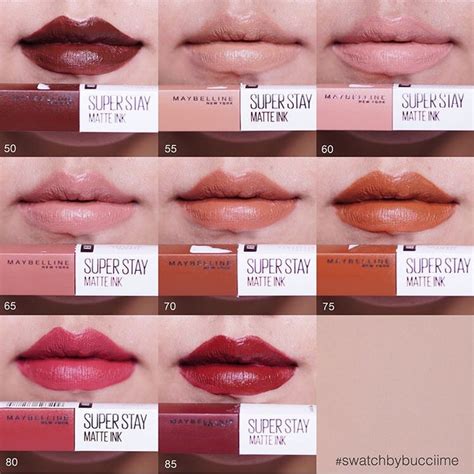 Maybelline Superstay Matte Ink All Shades - Margaret Wiegel