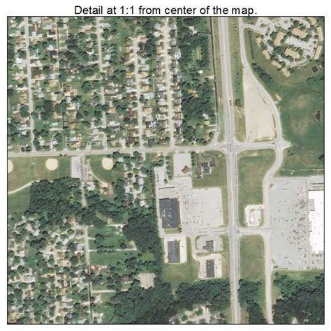 Aerial Photography Map of Silvis, IL Illinois