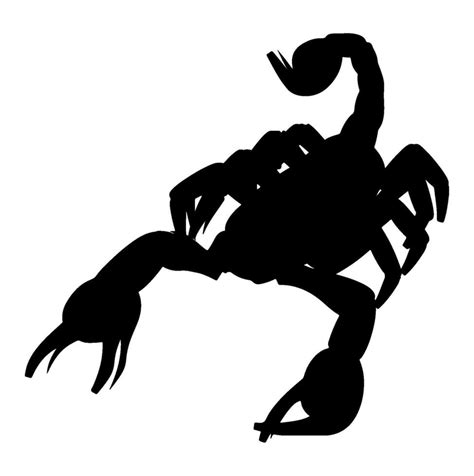 Scorpion silhouette vector 28221954 Vector Art at Vecteezy