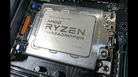 AMD Ryzen Threadripper Install Tips and Tricks - Socket TR4 - YouTube