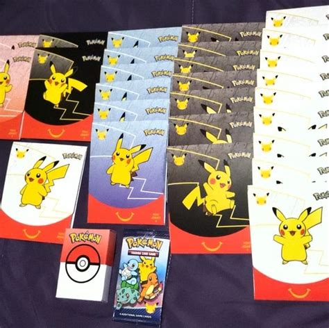 Pokemon 25th Anniversary Mcdonalds Sealed Packs | Pokemon, Pokemon ...