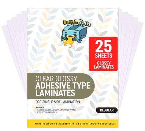 Buy Laminating Sheets (9" x 12", 25 Sheets, Glossy) - Self Laminating Sheets for 8.5" x 11 ...