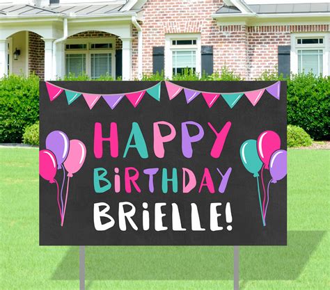 Happy Birthday Yard Sign Birthday Yard Sign Happy Birthday | Etsy