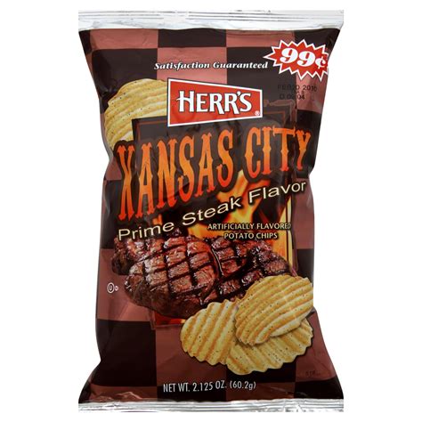 Herr's Potato Chips, Kansas City Prime Steak Flavor, 2.125 oz (60.2 g) | Shop Your Way: Online ...