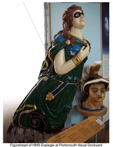 HMS Espiegle figurehead Plymouth Museum | laststandonzombieisland