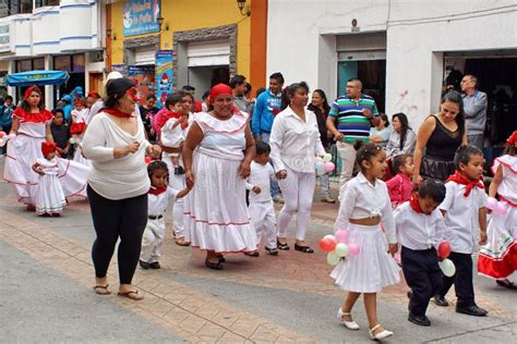 Carnival parade in Ecuador editorial stock photo. Image of boys - 139593038