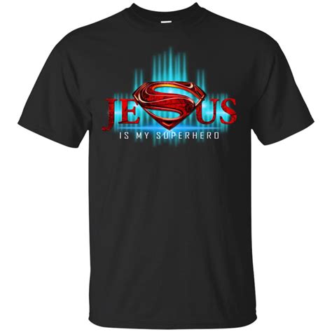 Superman - Jesus Is My Superhero Shirt - TeeMoonley – Cool T-Shirts Online Store For Every Occasion