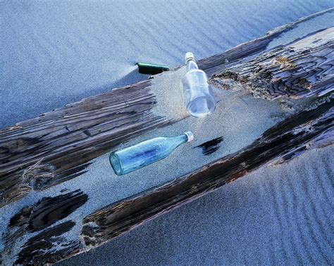 Glass Bottles Wash Ashore At Umpqua Photograph by Robert L. Potts ...