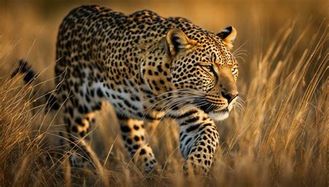 What do leopards typically eat, and how do they hunt?