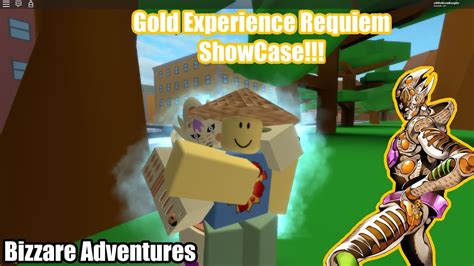 Roblox : Bizzare Adventures - Gold Experience Requiem Showcase!! - YouTube