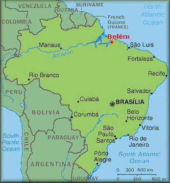 Belem Map - Brazil