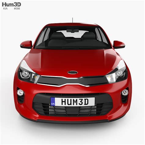 Kia Rio 5-door hatchback 2020 3D model - Vehicles on Hum3D