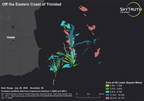 Trinidad and Tobago’s Offshore Infrastructure Cumulative Spill Report 2020 – 2021 – SkyTruth