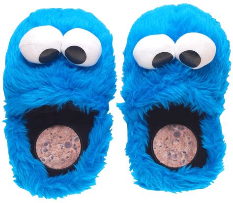 Cookie Monster 3D Slippers, blue: Amazon.co.uk: Electronics