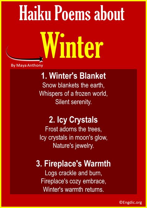 10 Best Haiku Poems about Winter - EngDic