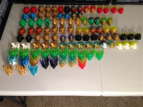 ThatchMac's BIONICLE G2 Mask Collection 125 Masks! - Creative Content - The TTV Message Boards