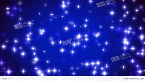 Blue Twinkling Stars On Vignette Background Loop 1 Stock Animation ...