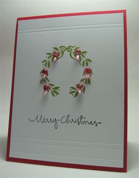 stamping up north with laurie: Clean and Simple Christmas Card