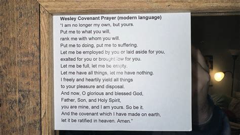 BSC: Wesley Covenant Prayer (Modern Language) - YouTube