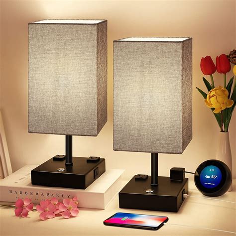 Lamps & Shades Tools Living Room Bedside Table Lamps Set of 2 Office ...