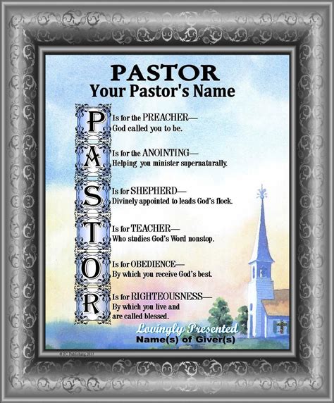 Pastor Appreciation Day Pastor Appreciation Poems Pastor Appreciation ...