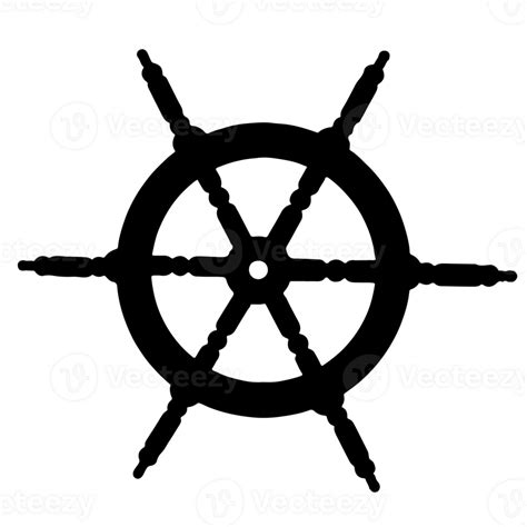 helm ship boat tattoo outline element icon 28252273 PNG