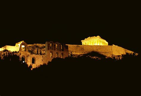 Acropolis At Night Photograph by Pamela Kelly Phillips | Fine Art America