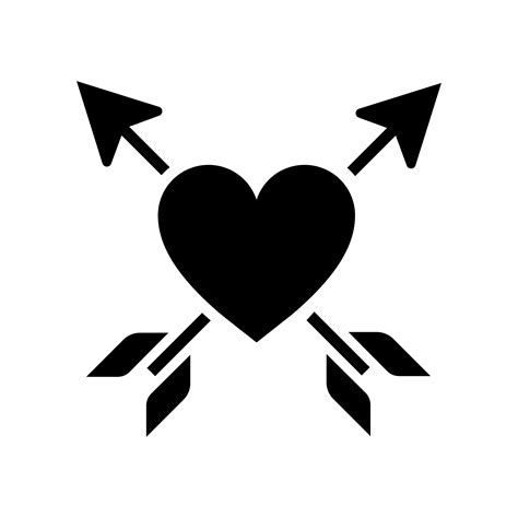 Heart pierced with two arrows illustration - Download Free Vectors, Clipart Graphics & Vector Art