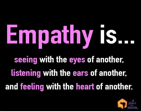 Empathy is... | Quotes empathy, Quotes, Empathy