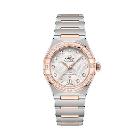 OMEGA Constellation O13125292099001 Watch - 29mm, Meteorite Dial, Diamond Numerals | Pragnell