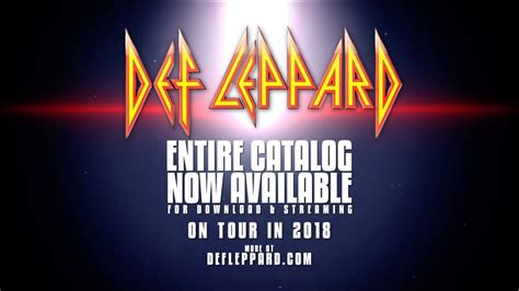 DEF LEPPARD - New Tours + Stream and Download Entire Catalog Now - YouTube