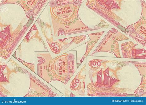 Indonesian Banknotes. Close Up Money from Indonesia. Indonesian Rupiah Stock Illustration ...