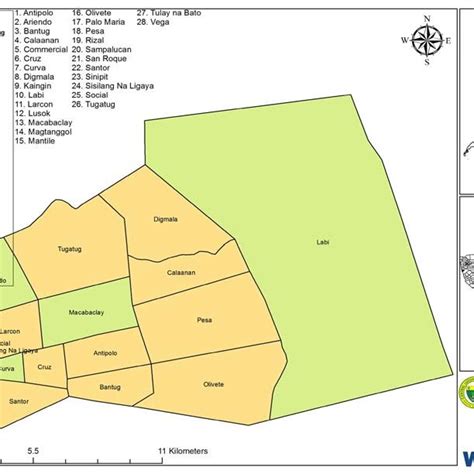 Drought vulnerability map of Bongabon, Nueva Ecija. | Download ...