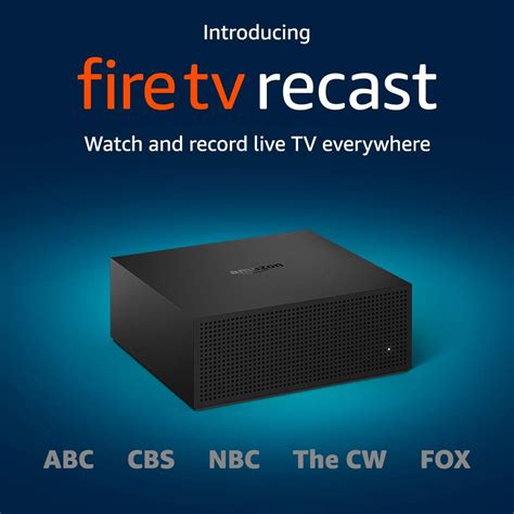 Fire TV Recast, over-the-air DVR, 500 GB, 75 hours, DVR for cord ...