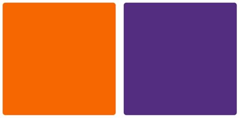 Clemson Tigers Color Codes Hex, RGB, and CMYK - Team Color Codes