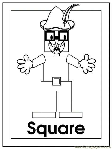 Square Coloring Pages Printable