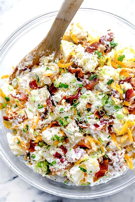 Loaded Potato Salad (a Baked Potato Salad!) - foodiecrush .com