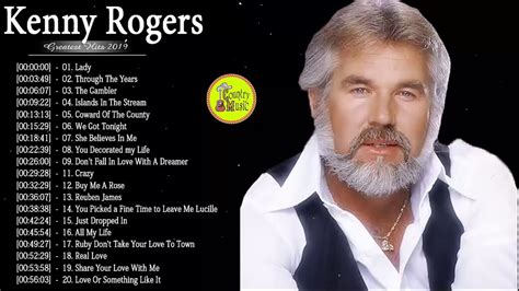 Kenny Rogers Greatest Hits Full Album - Best Of Kenny Rogers - YouTube