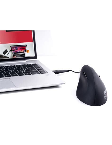 ERGO NEXT: ERGONOMIC VERTICAL WIRED MOUSE FOR THE RIGHT-HANDED