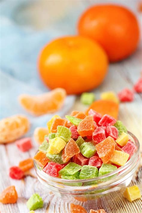 Candied Fruit - Made with sugar, fruit, water | CDKitchen.com | Kumquat recipes, Candied fruit ...