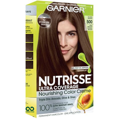 Garnier Nutrisse Ultra Coverage Nourishing Permanent Hair Color Creme For Stubborn Gray Coverage ...