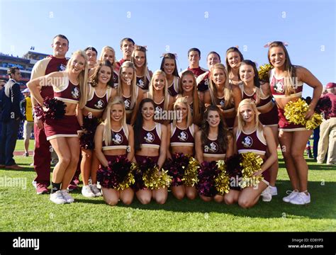 Seminoles Football Cheerleaders High Resolution Stock Photography and ...