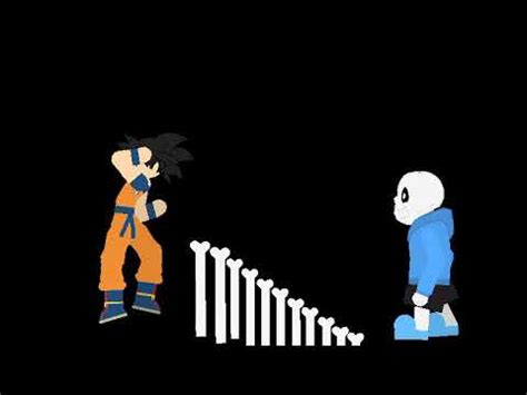 Sans vs goku - YouTube