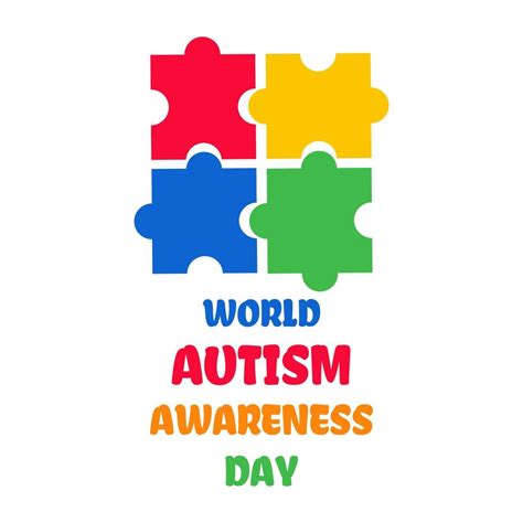 Vector Illustration of World autism awareness day. Ribbon. 20580842 Vector Art at Vecteezy