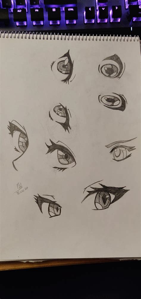 Drawing some eyes : r/learnart