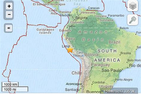 Peru earthquake: Small offshore earthquake rumbles Lima - CSMonitor.com