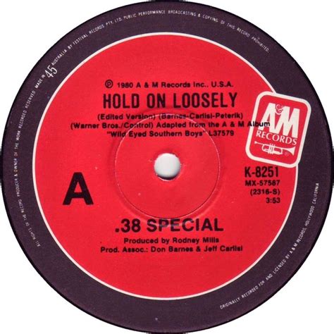 Bobby Owsinski's Big Picture Music Production Blog: 38 Special "Hold On Loosely" Isolated Vocals