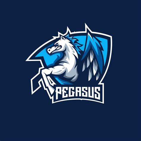 Pegasus mascot logo 8084359 Vector Art at Vecteezy