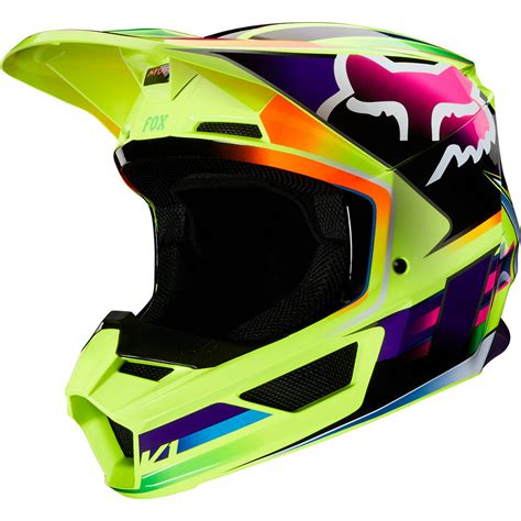 Fox Racing V1 Gama Helmet Yellow - Sixstar Racing