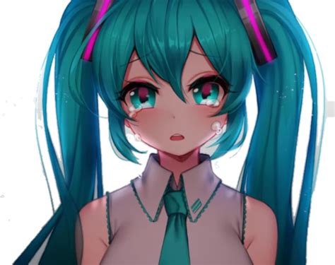 Manga Hatsune Miku Crying Render by MidnightWolfie1 on DeviantArt